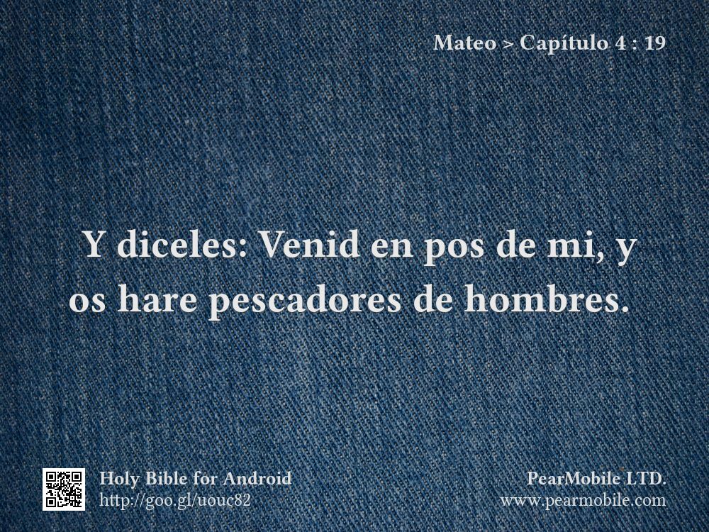 Mateo, Capítulo 4:19